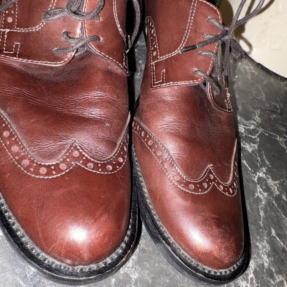 Sundance Rich Brown Leather Oxford lace up - Picture 9 of 11